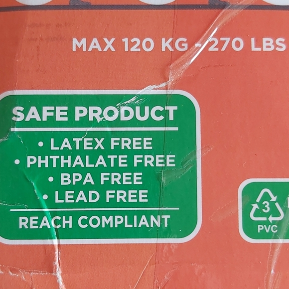 Multicolour Italian exercise ball 26" BPA-free - Picture 4 of 5